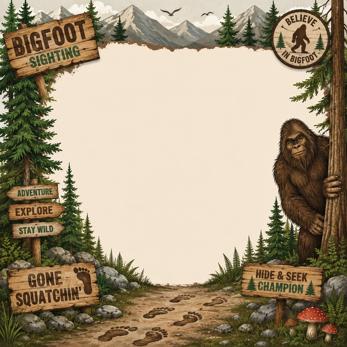 Big Foot Adventure Scrapbook Kit