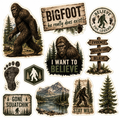 Big Foot He Really Does Exist Scrapbooking Kit
