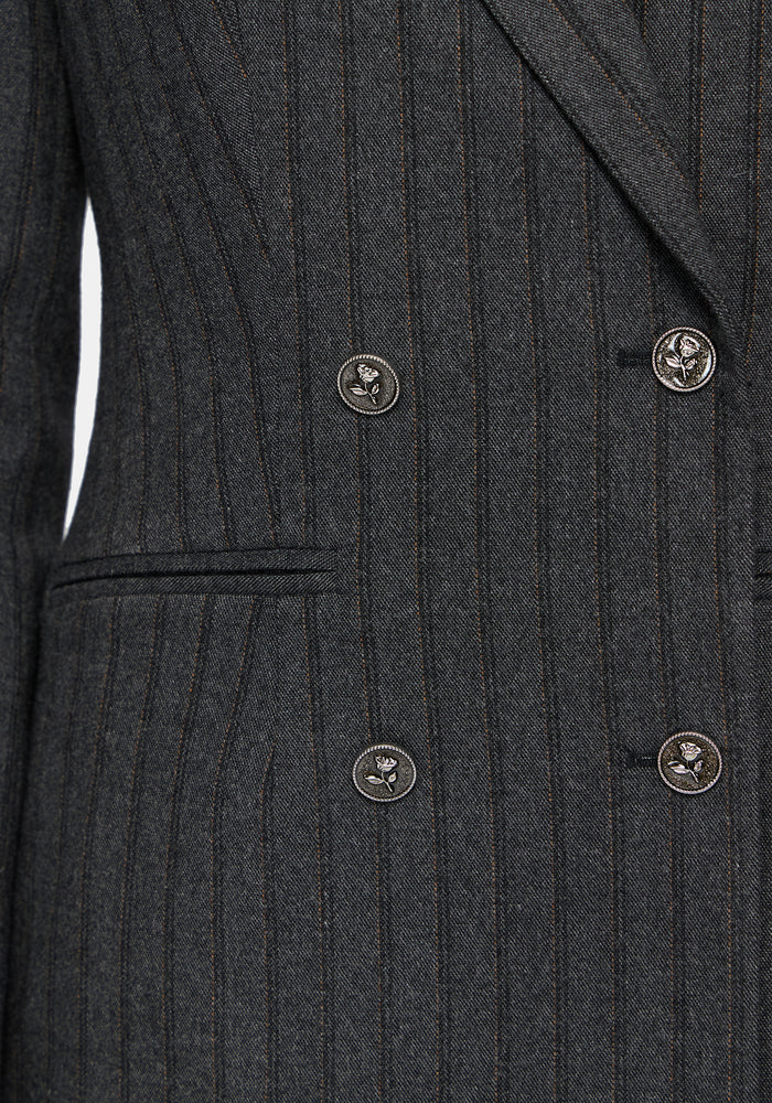 Blair Pinstripe Blazer Dress