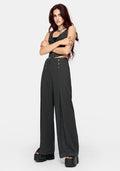 Blair Pinstripe High Waist Tailored Trouser