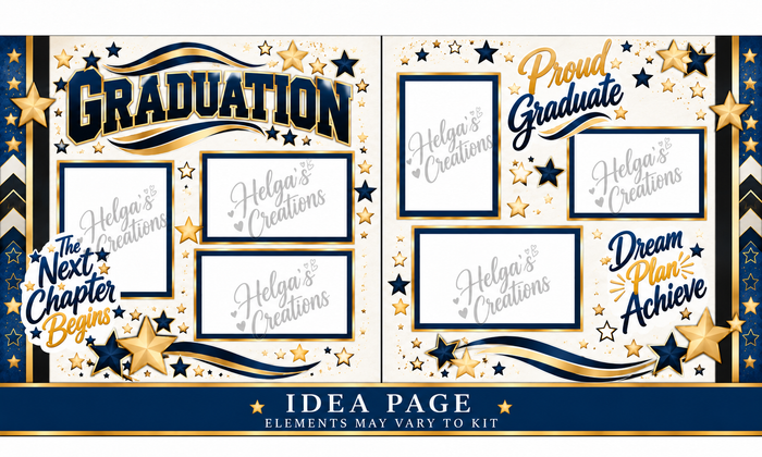 Blue & Gold Graduation- Boy