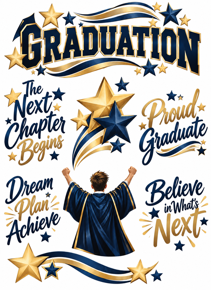 Blue & Gold Graduation- Boy