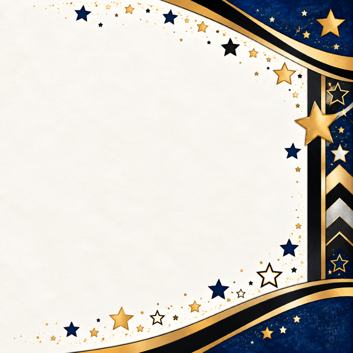 Blue & Gold Graduation- Boy