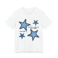Blue Star Graphic Tee — "Each star is unique and shines brightly" Short Sleeve T-shirt