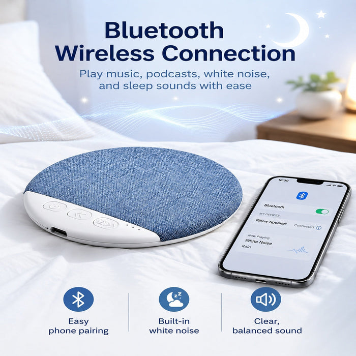 Bluetooth          Pillow Speaker