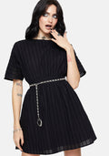 Blythe Cotton Tie Back Mini Dress