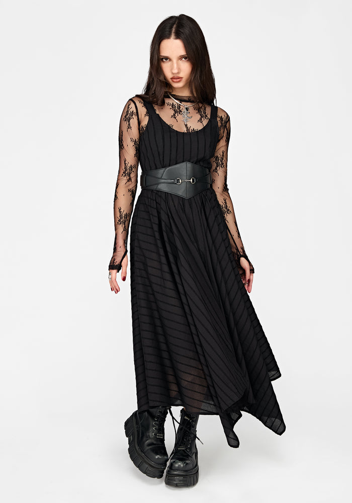 Blythe Handkerchief Hem Midaxi Dress