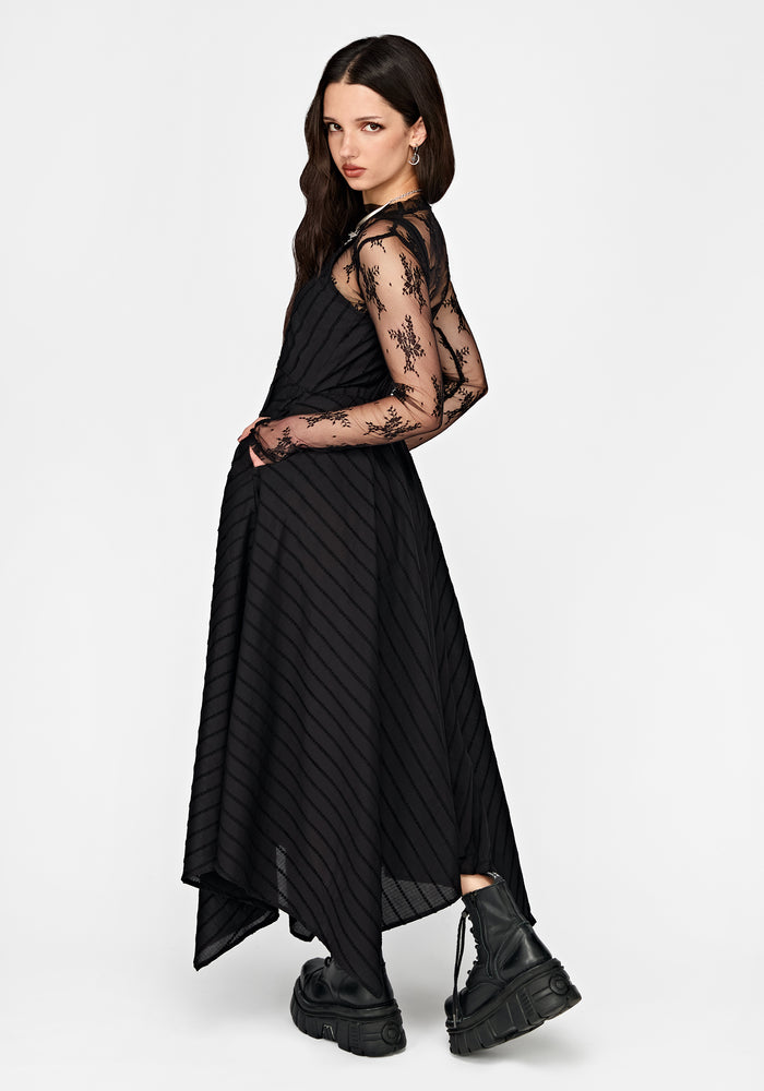 Blythe Handkerchief Hem Midaxi Dress
