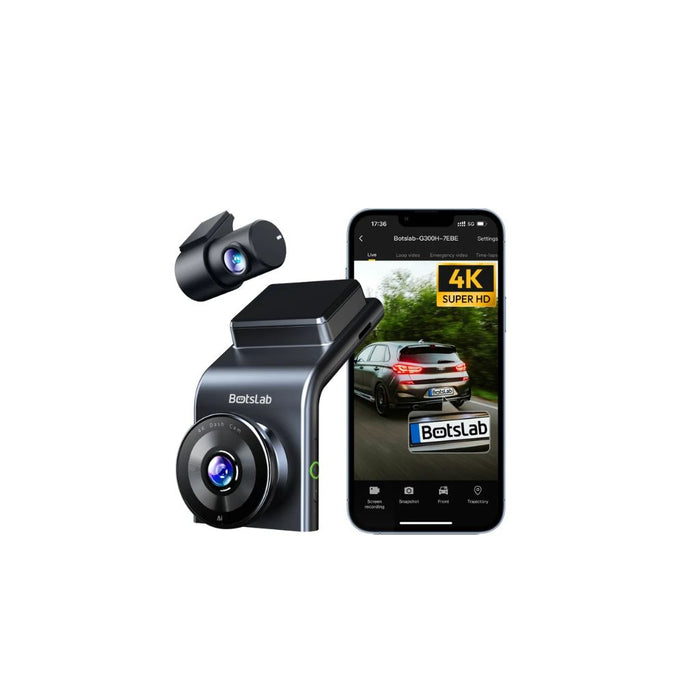 Botslab G300H Pro 1-Channel Dash Cam — 2K Front