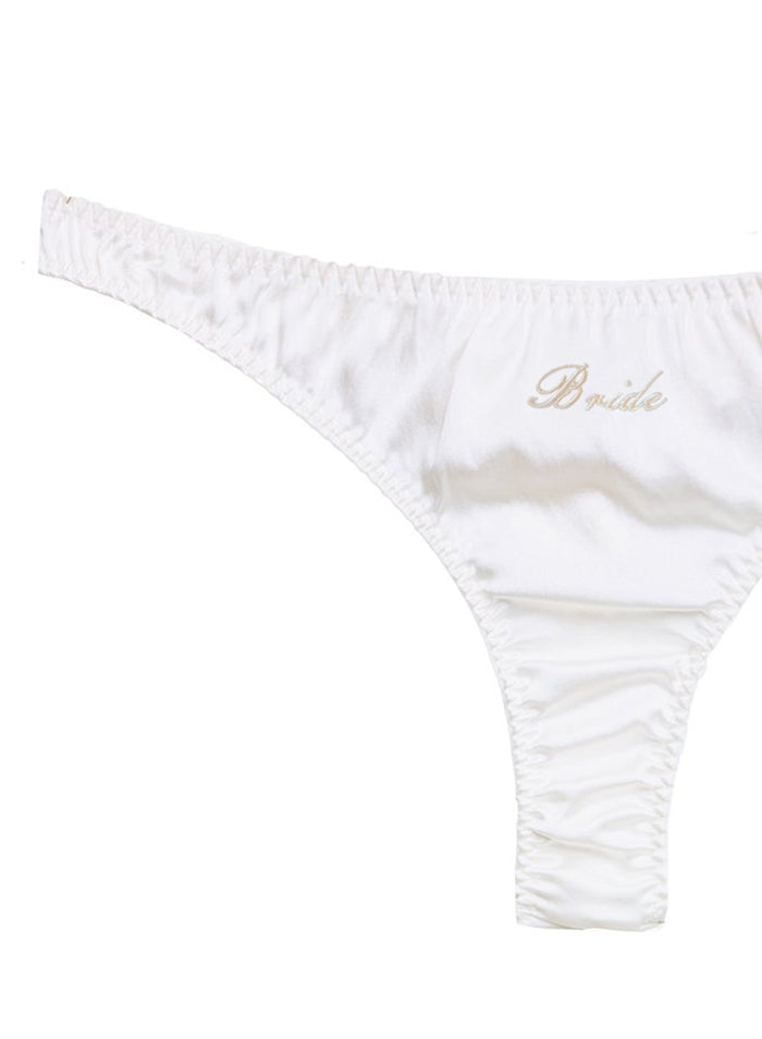 Bridal Luxe Thong-ivory
