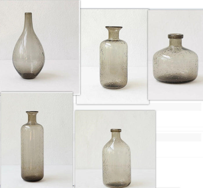 Bubble glass vase modern flower vase home decor