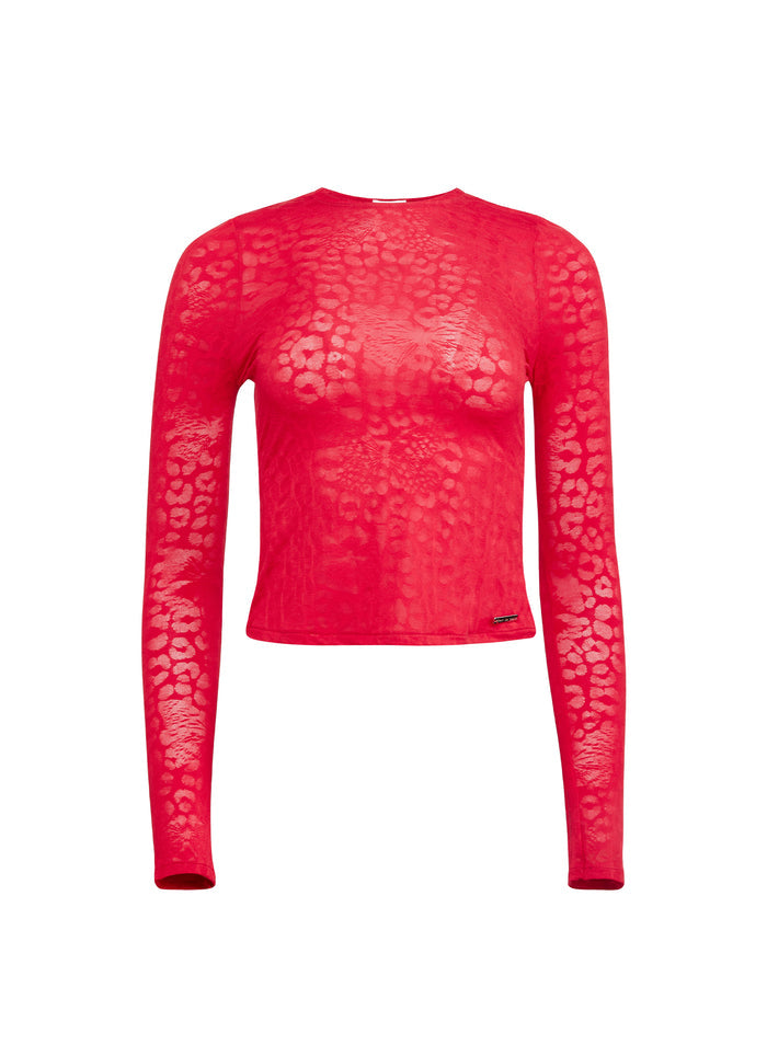 Butter Long Sleeve Tee-rouge