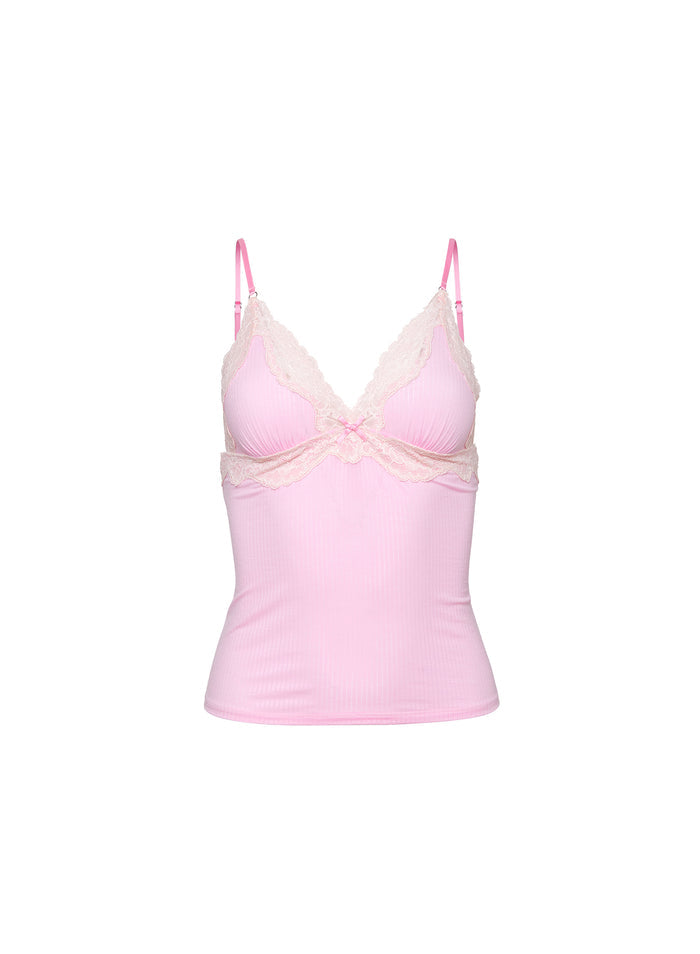 Butter Rib Cami-bubblegum