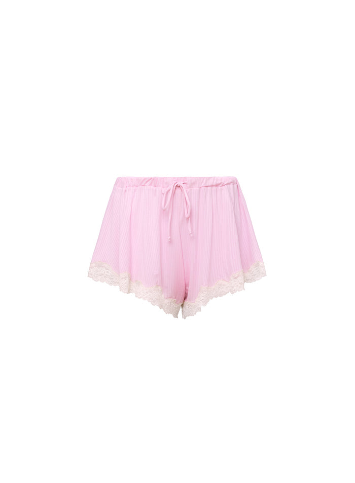 Butter Rib Flutter Short-bubblegum