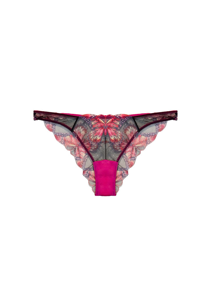 Butterfly Embroidery Cheeky-cerise-flat