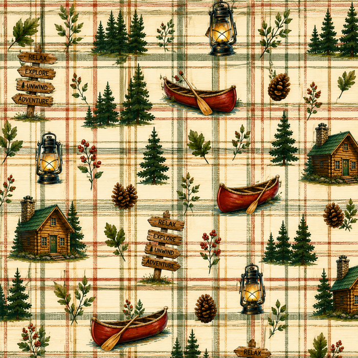 Cabin at the Lake Scrapbook Kit