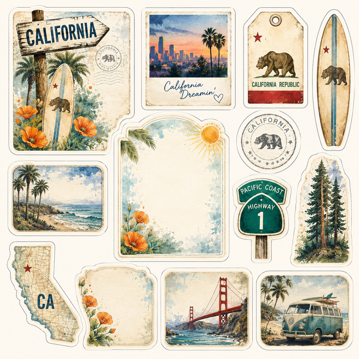 California Scrapbook Kits