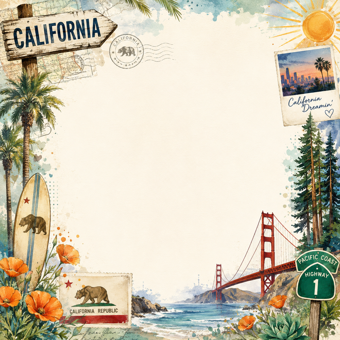 California Scrapbook Kits