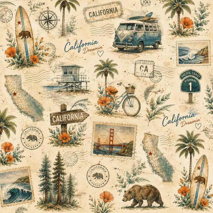 California Scrapbook Kits