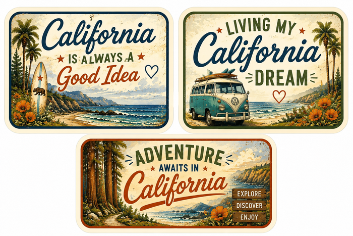 California Scrapbook Kits