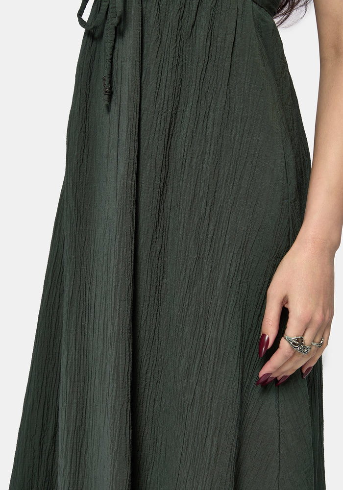 CANCELLED - Dysia Crinkle Midi Dress