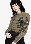 Cassandra Floral Knit Sweater