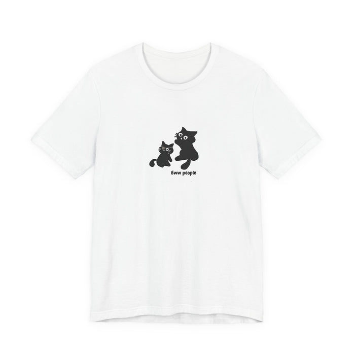 Cat Family T-Shirt – "Kawaii People" Cute Cat Mom & Kitten Graphic Tee