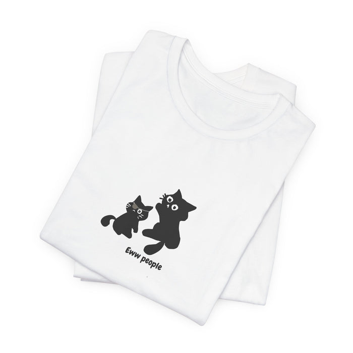 Cat Family T-Shirt – "Kawaii People" Cute Cat Mom & Kitten Graphic Tee