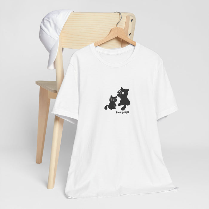 Cat Family T-Shirt – "Kawaii People" Cute Cat Mom & Kitten Graphic Tee