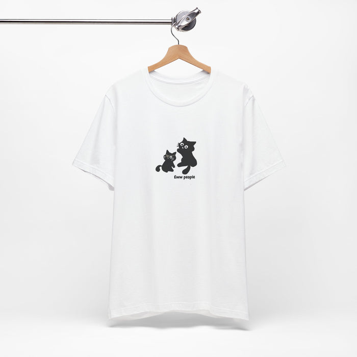 Cat Family T-Shirt – "Kawaii People" Cute Cat Mom & Kitten Graphic Tee