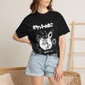 Cat King Graphic T-Shirt — Japanese Kawaii Punk "Meow" Design