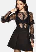 Cecilia Lace Ruffle Top