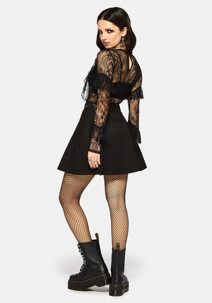 Cecilia Lace Ruffle Top