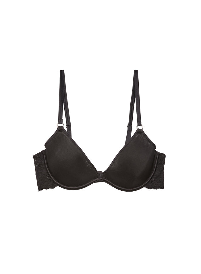 Charlotte Convertible Spacer Bra-black-flat