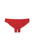 Charlotte Crotchless Panty-rouge-Fleur du Mal-flat