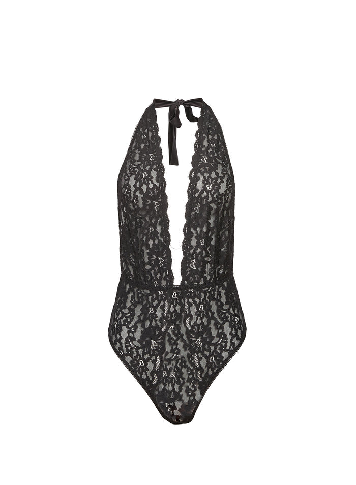 Charlotte Halter Teddy-black-flat