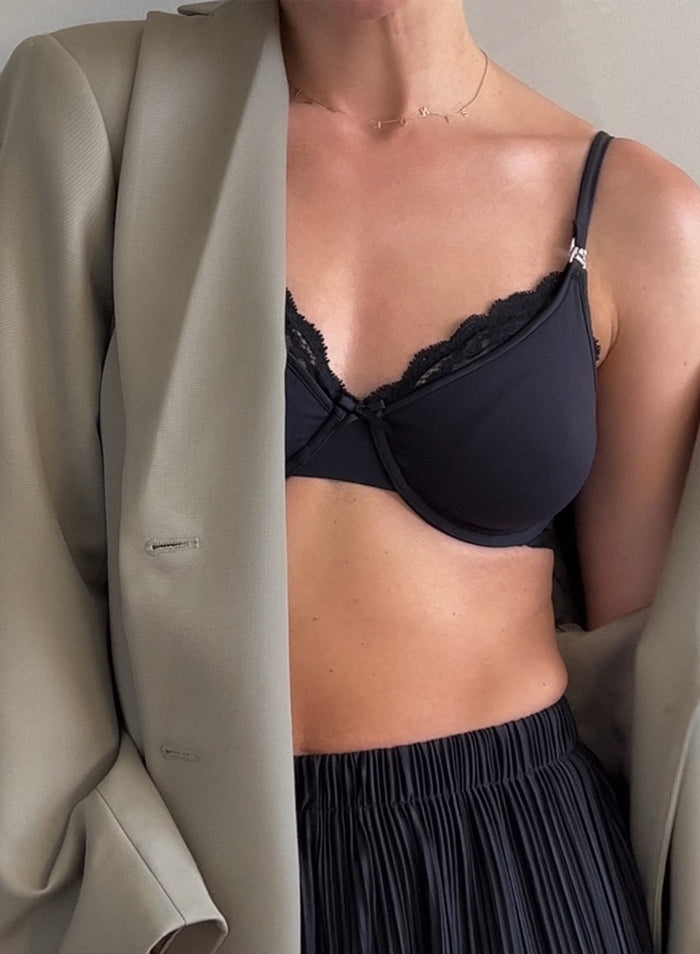 Charlotte Nursing Bra-black
