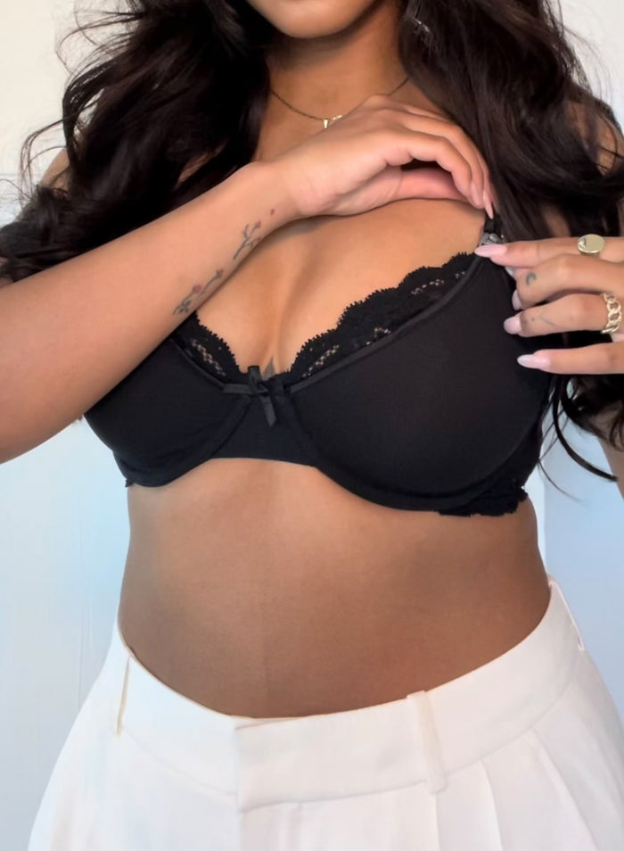 Charlotte Nursing Bra-black