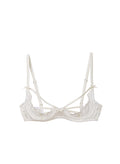 Charlotte Peekaboo Bra-ivory-Fleur du Mal-flat