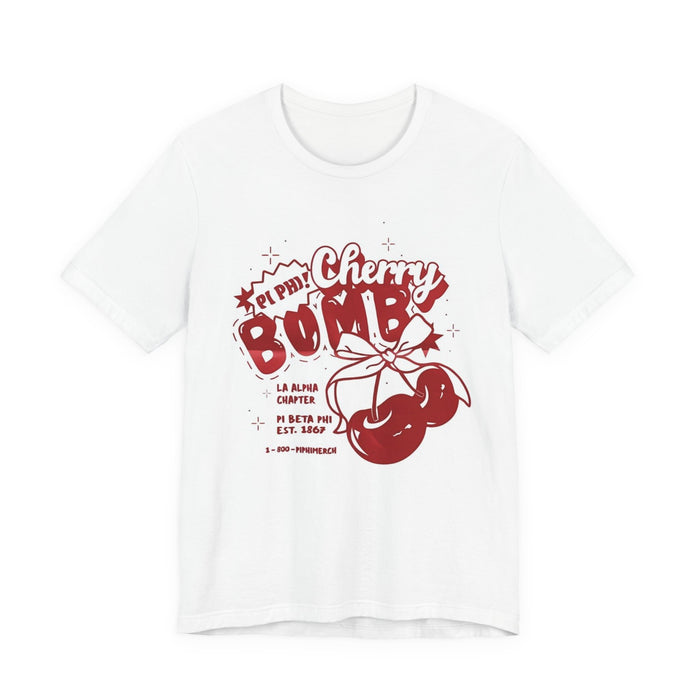 Cherry Bomb Tee — Retro Red Graphic T‑Shirt