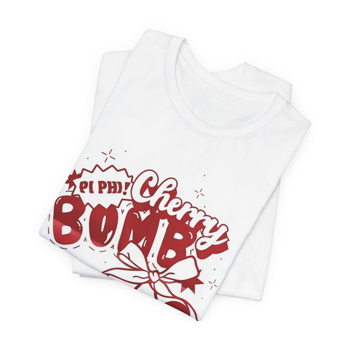 Cherry Bomb Tee — Retro Red Graphic T‑Shirt