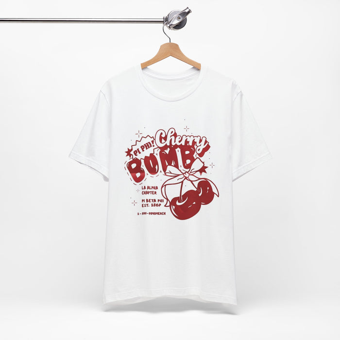 Cherry Bomb Tee — Retro Red Graphic T‑Shirt