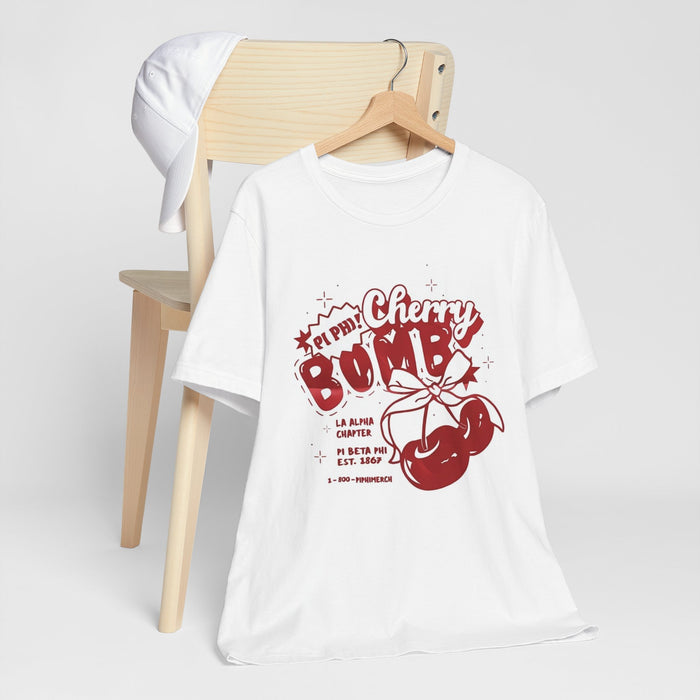 Cherry Bomb Tee — Retro Red Graphic T‑Shirt