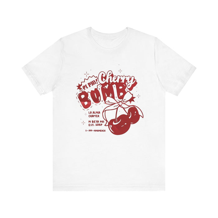Cherry Bomb Tee — Retro Red Graphic T‑Shirt