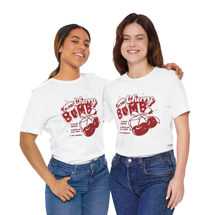 Cherry Bomb Tee — Retro Red Graphic T‑Shirt
