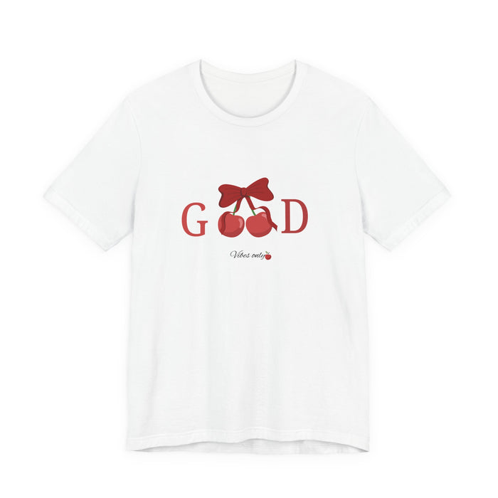 Cherry Good Tee — "Good" Cherry Graphic T‑Shirt