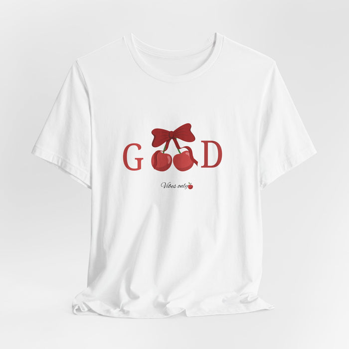 Cherry Good Tee — "Good" Cherry Graphic T‑Shirt