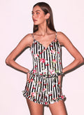 Cherry Rose Ruffle Cami-Fleur du Mal