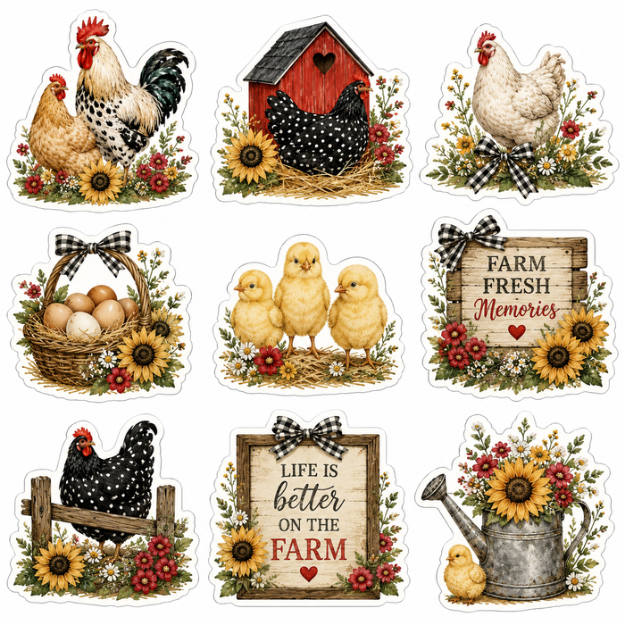 Chicken Scrapbook Kit