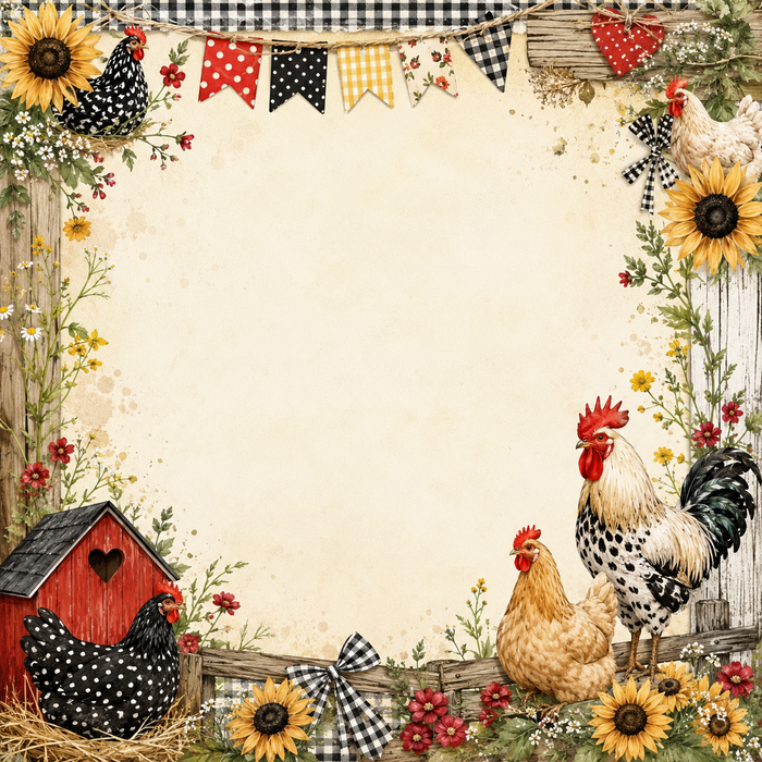 Chicken Scrapbook Kit